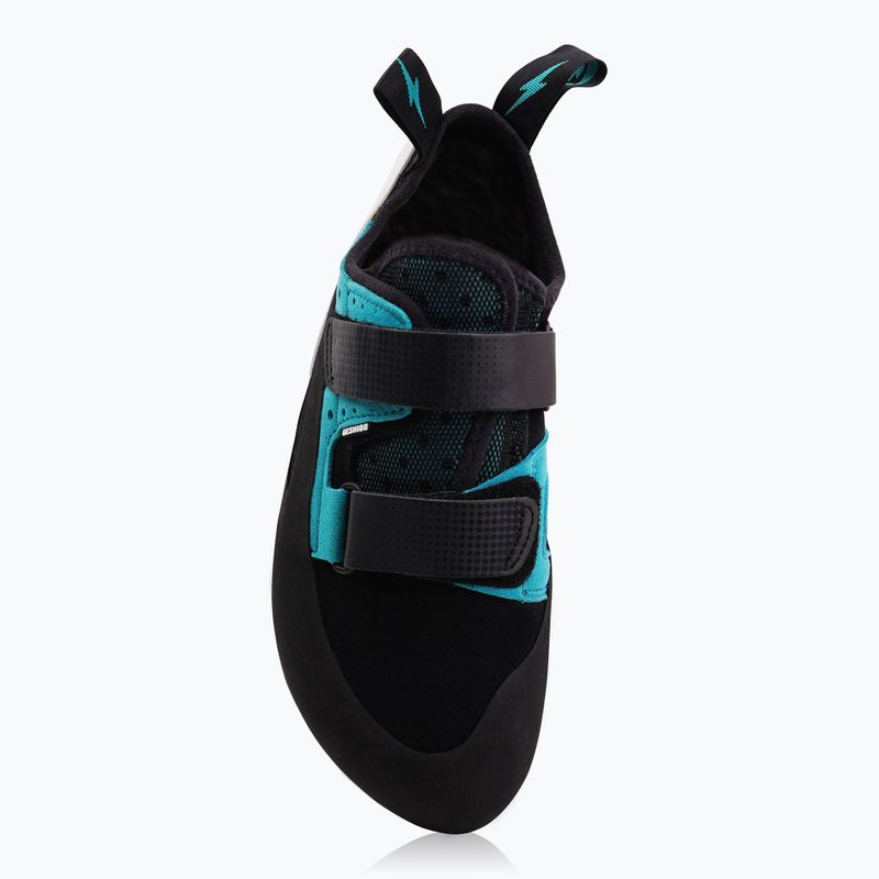 Scarpa da arrampicata Evolv Geshido da uomo nero/teal/bianco 3