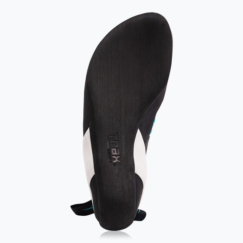 Scarpa da arrampicata Evolv Geshido da uomo nero/teal/bianco 4