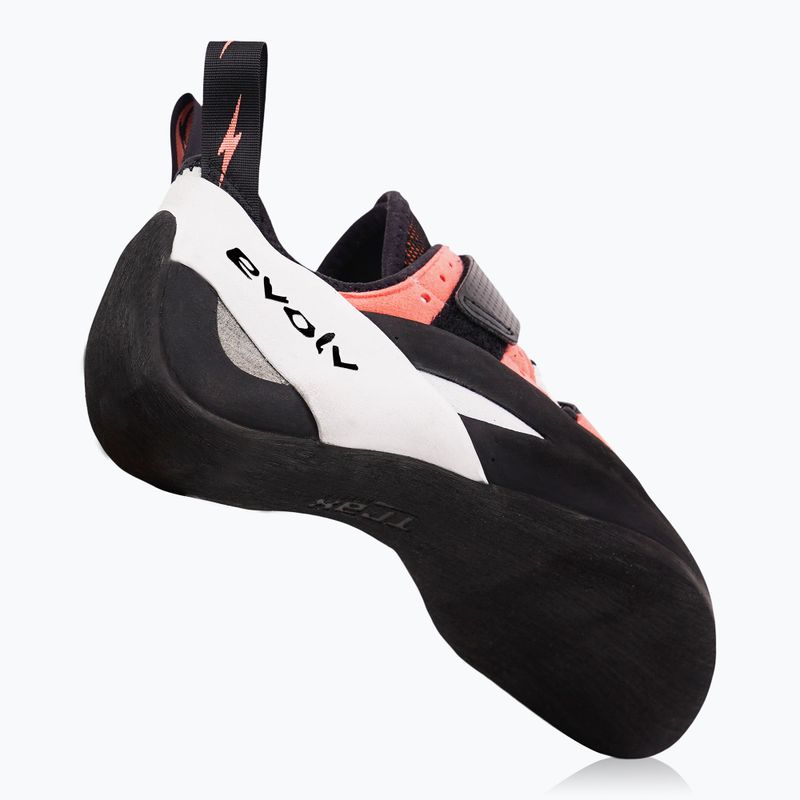 Scarpe da arrampicata da donna Evolv Geshido bianco/corallo/nero 2