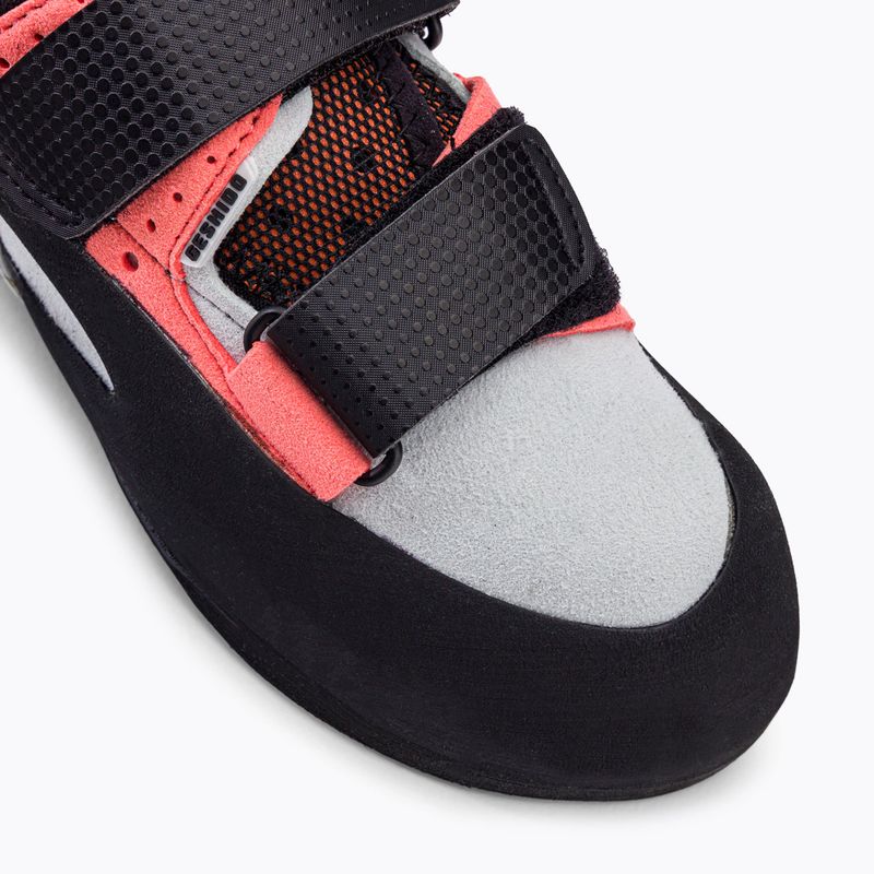 Scarpe da arrampicata da donna Evolv Geshido bianco/corallo/nero 7
