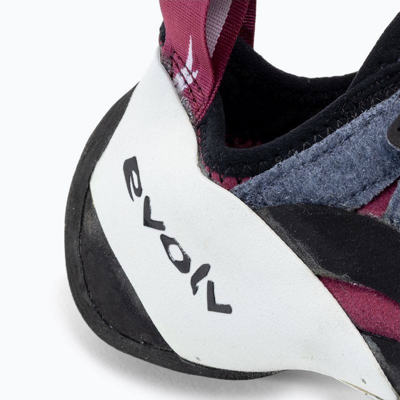 Evolv Shaman LV scarpa da arrampicata rosso barbabietola/ardesia 8