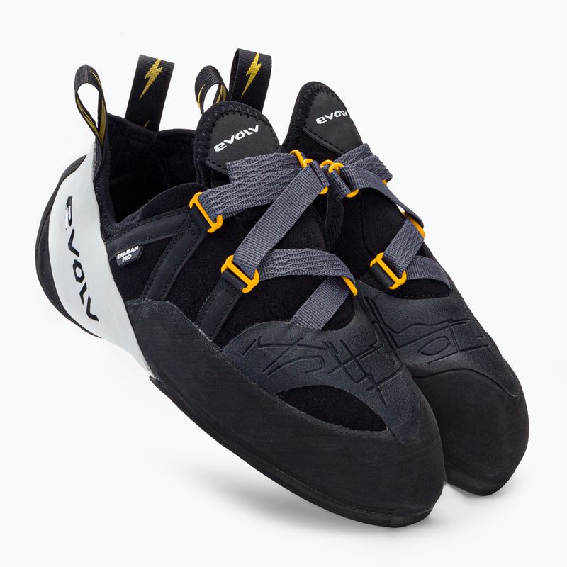 Scarpa da arrampicata Evolv Shaman Pro bianco/nero 4