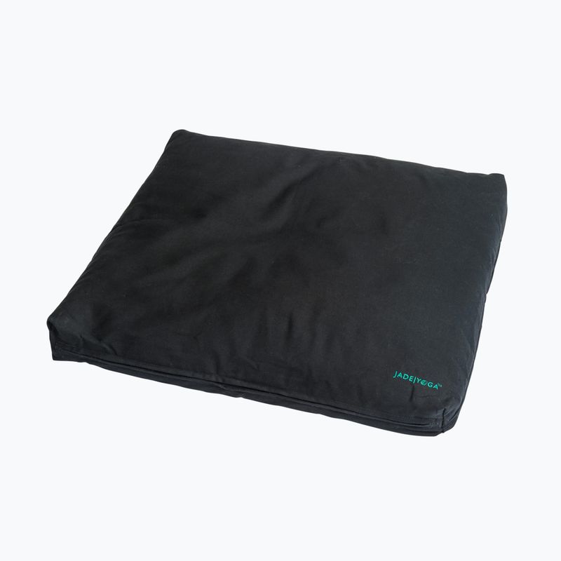 Cuscino da meditazione JadeYoga Organic Cotton Zabuton Meditation Cushion black