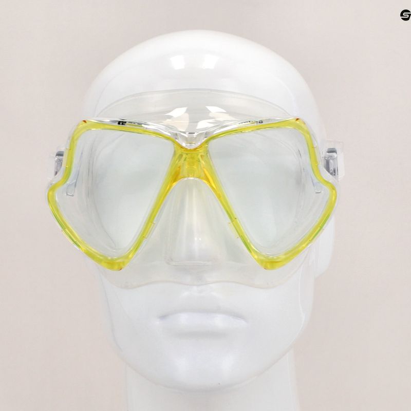 Maschera da snorkeling Mares Wahoo giallo/chiaro 8