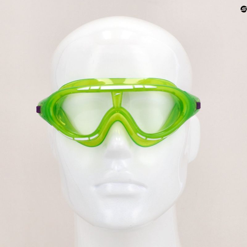 Speedo Biofuse Rift Junior maschera da nuoto verde 7