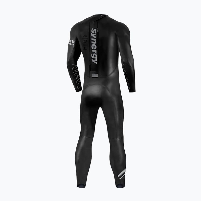 Body da triathlon da uomo Synergy Hybrid EFX4 Full Sleeve Triathlon black 2