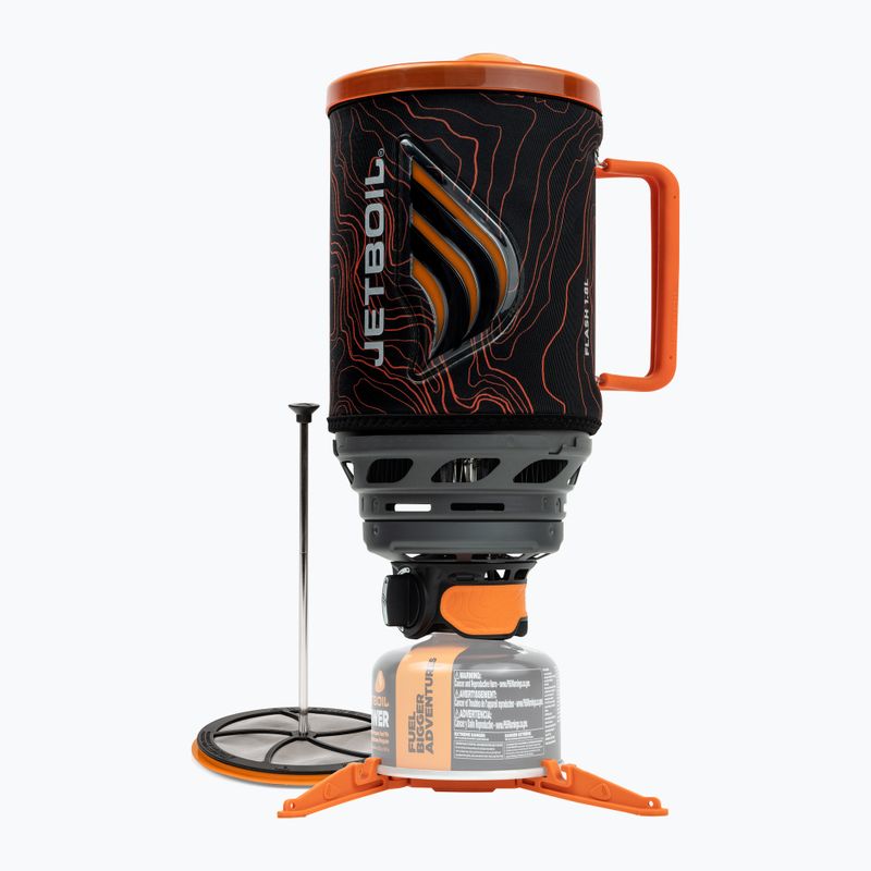 Fornello da campeggio Jetboil Flash Java Personal Cooking System + Coffee Press Silicone topo 2