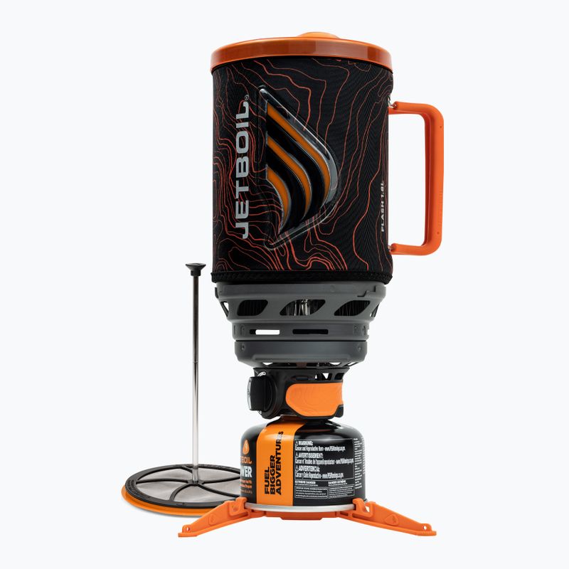 Fornello da campeggio Jetboil Flash Java Personal Cooking System + Coffee Press Silicone topo 4