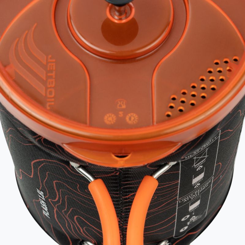 Fornello da campeggio Jetboil Flash Java Personal Cooking System + Coffee Press Silicone topo 6