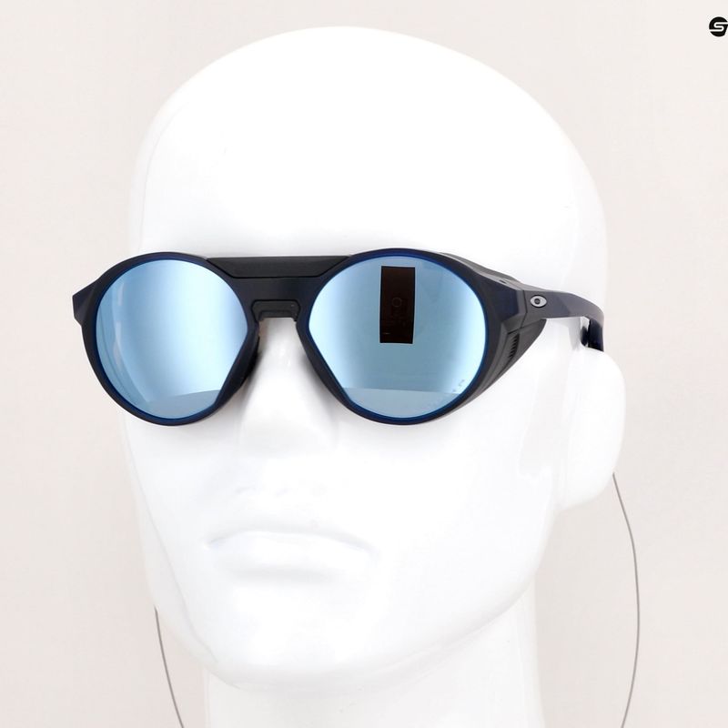 Occhiali da sole polarizzati Oakley Clifden matte trans blue/prizm deep water 14