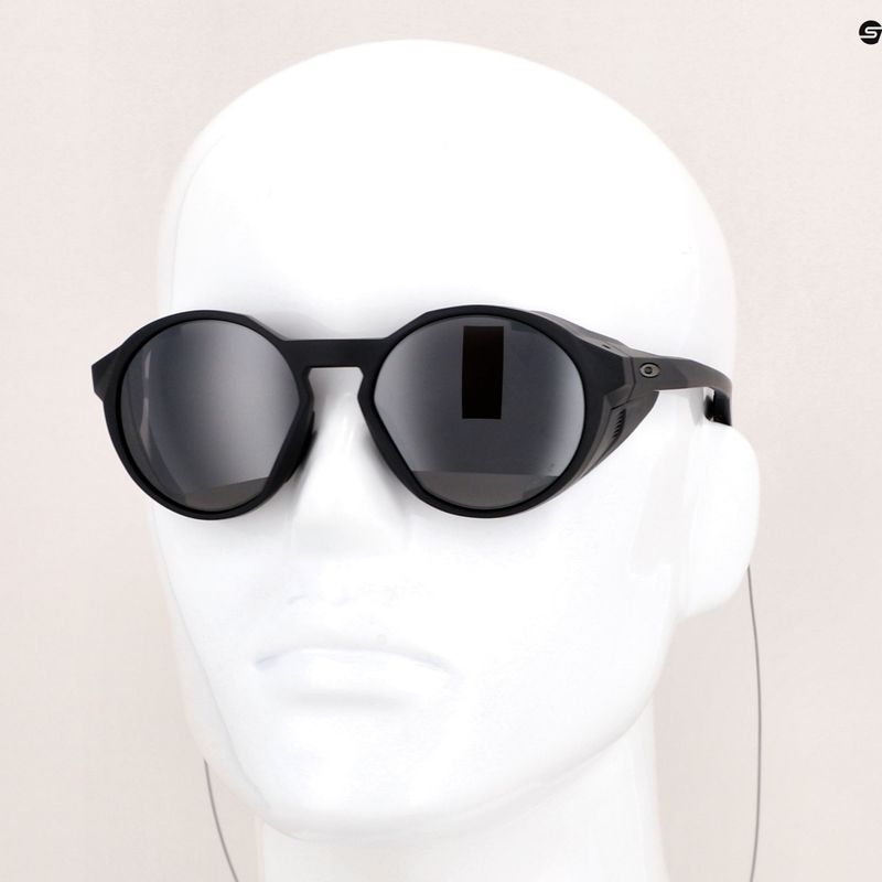 Occhiali da sole polarizzati Oakley Clifden nero opaco/nero Prizm 14