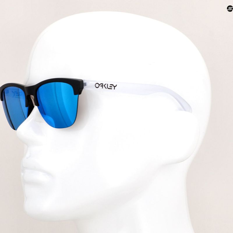 Occhiali da sole Oakley Frogskins Lite nero opaco/zaffiro Prizm 13