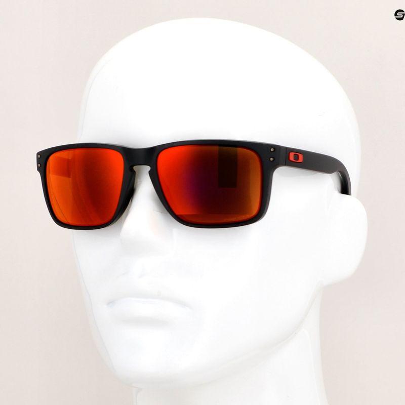 Occhiali da sole Oakley Holbrook XL nero opaco/prizm rubino 14