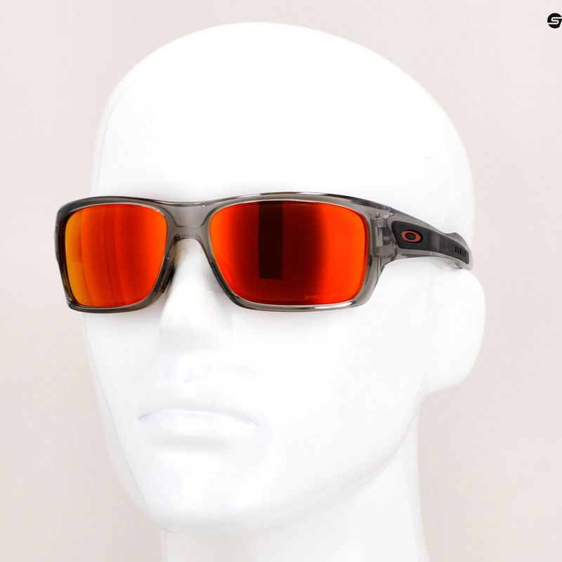 Occhiali da sole Oakley Turbine grey ink/prizm ruby polarizzati 14