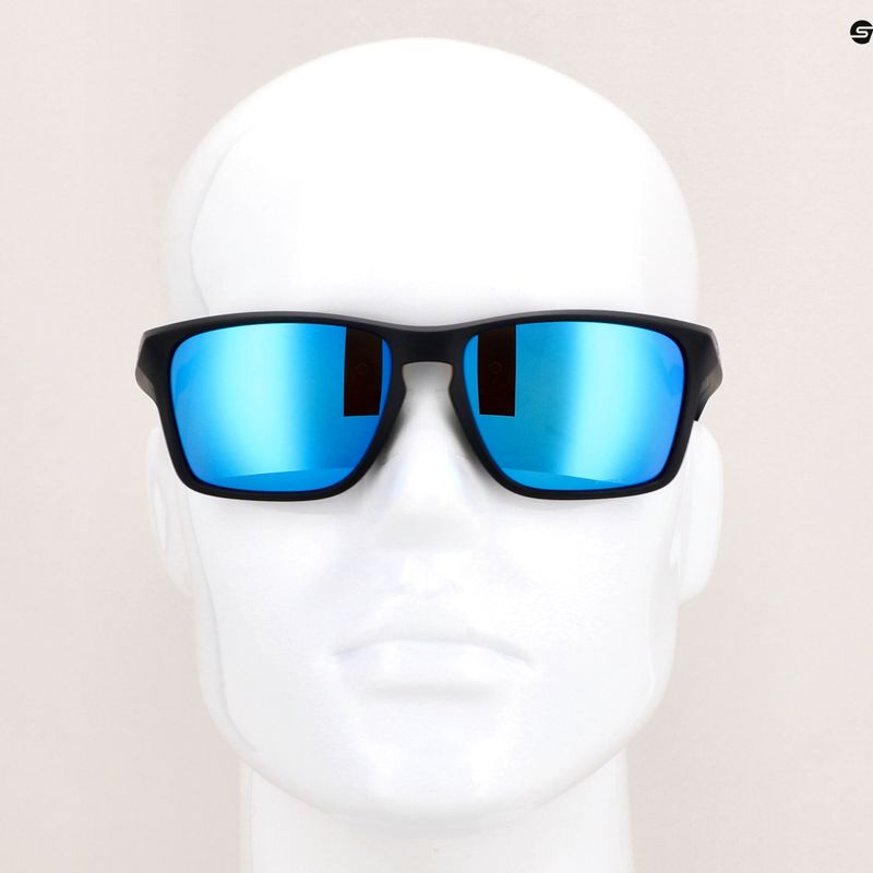 Occhiali da sole Oakley Sylas nero opaco/zaffiro polrizzato 14