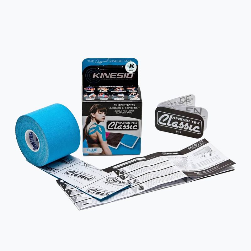 Nastro per kinesiotaping Kinesio Classic blu