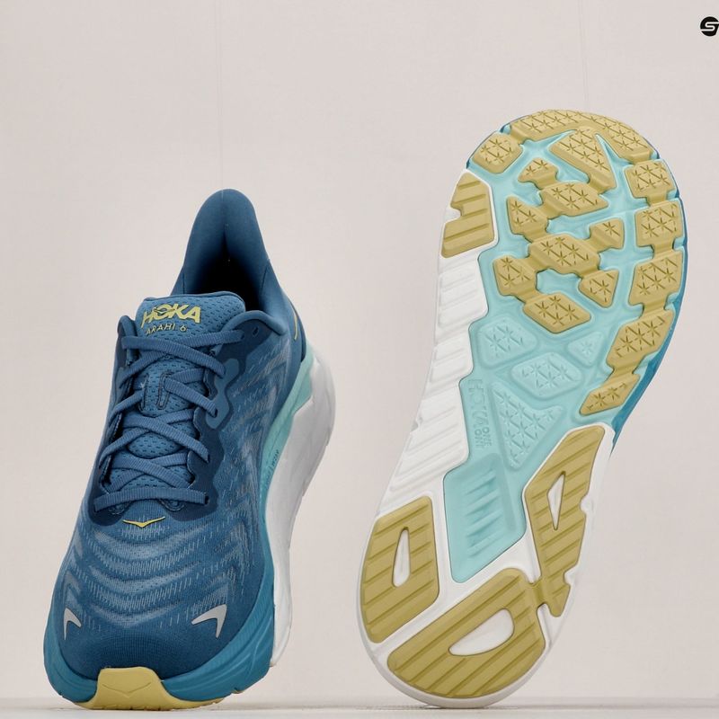 Scarpe da corsa HOKA da uomo Arahi 6 blu/oceano chiaro 20