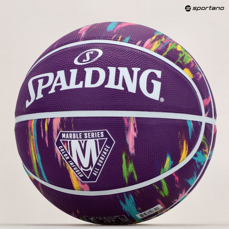 Spalding Marble basket viola dimensioni 7 5