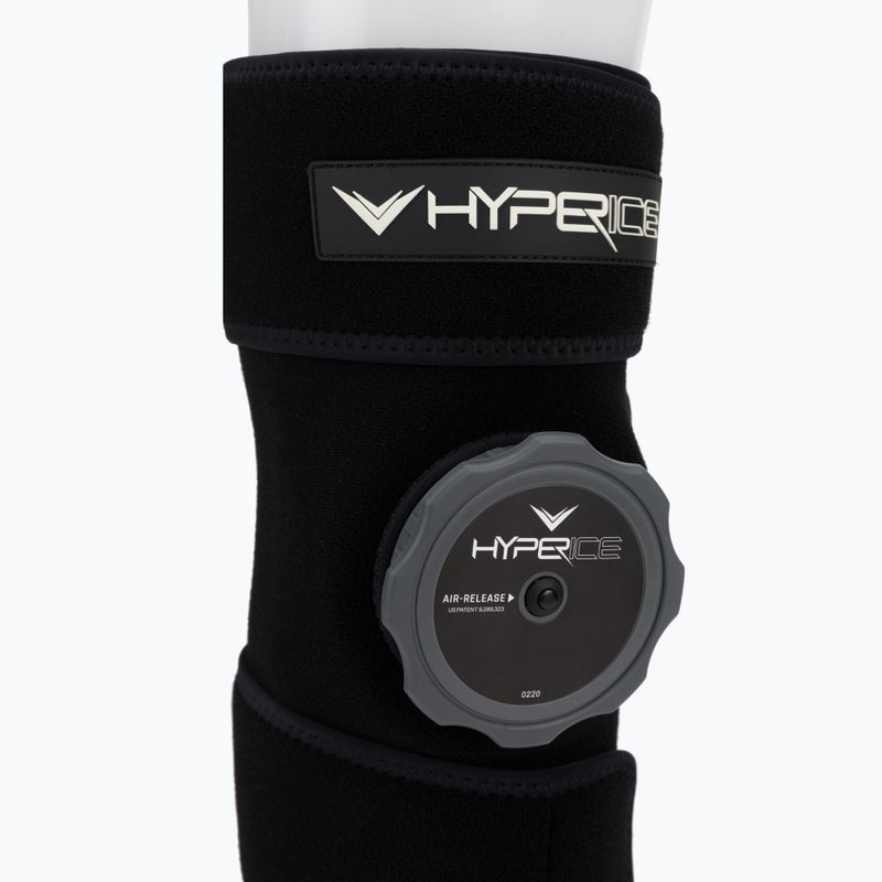 Guaina compressiva Hyperice per il raffreddamento del ginocchio, nero 4