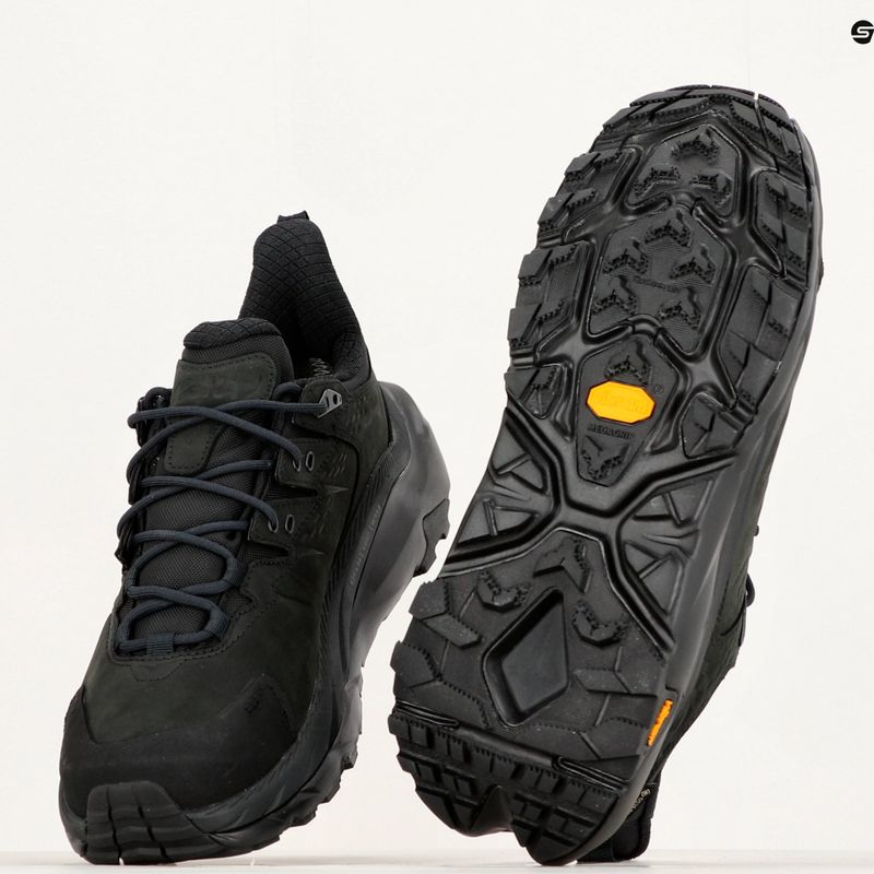 Scarpe da trekking da uomo HOKA Kaha 2 Low GTX nero/nero 19