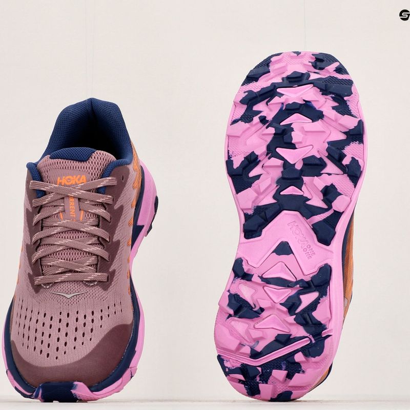 Scarpe da corsa da donna HOKA Torrent 3 malva/ciclamino 14