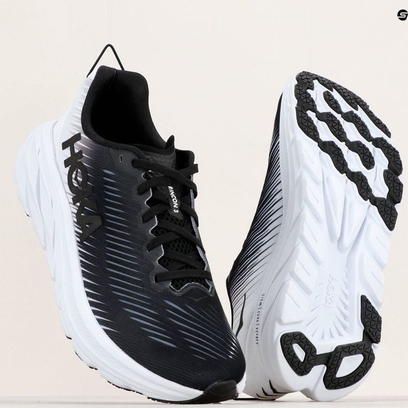 Scarpe da corsa da uomo HOKA Rincon 3 nero/bianco 19