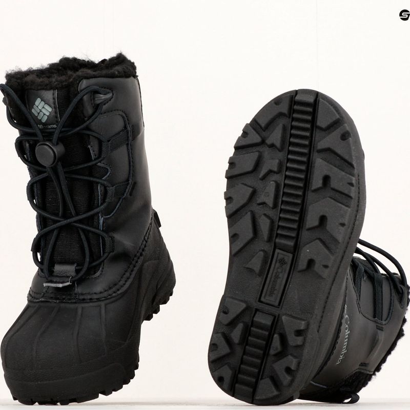 Columbia Bugaboot Celsius Stivali da neve per bambini nero/grafite 21