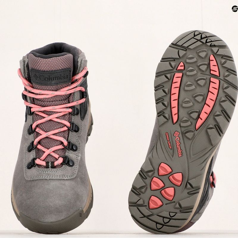 Columbia Newton Ridge Plus WP Amped stivali da trekking da donna stratus/canyon rose 25