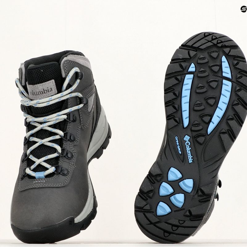 Scarpone da trekking Columbia Newton Ridge Plus quarry/cool wave da donna 17