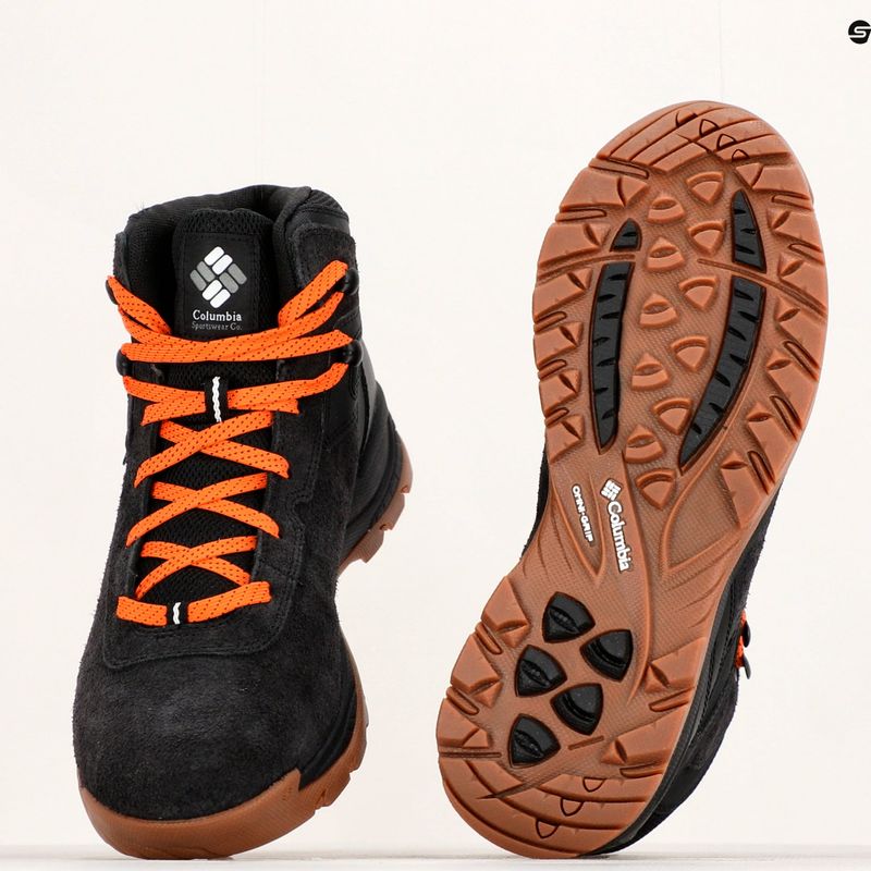 Columbia Newton Ridge BC scarpe da trekking da uomo nero/arancio brillante 21