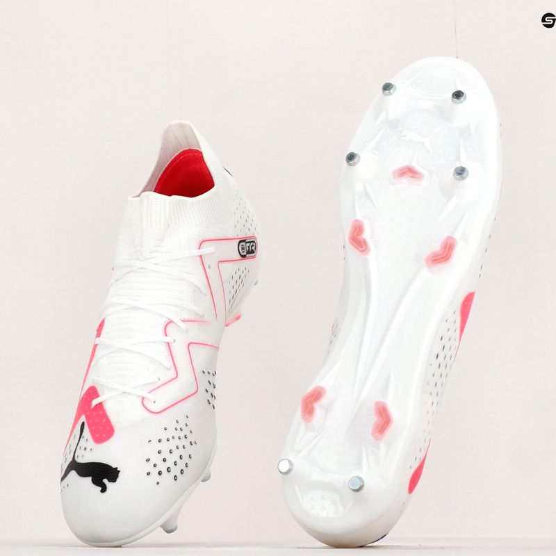 PUMA Future Match MXSG scarpe da calcio da uomo puma bianco/puma nero/fire orchid 12