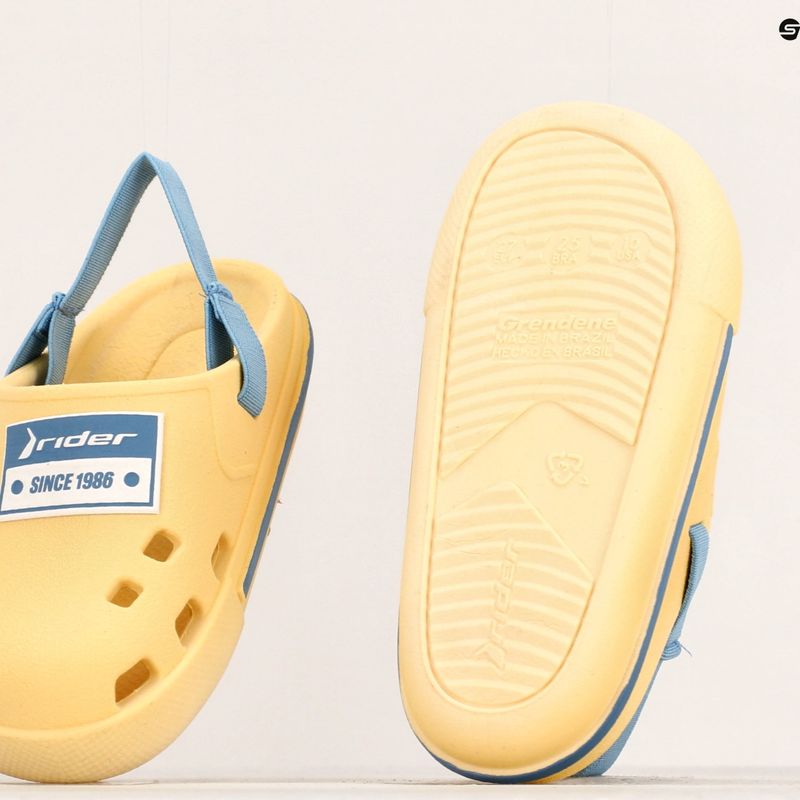 RIDER Drip Babuch Ki sandali per bambini giallo/blu 15