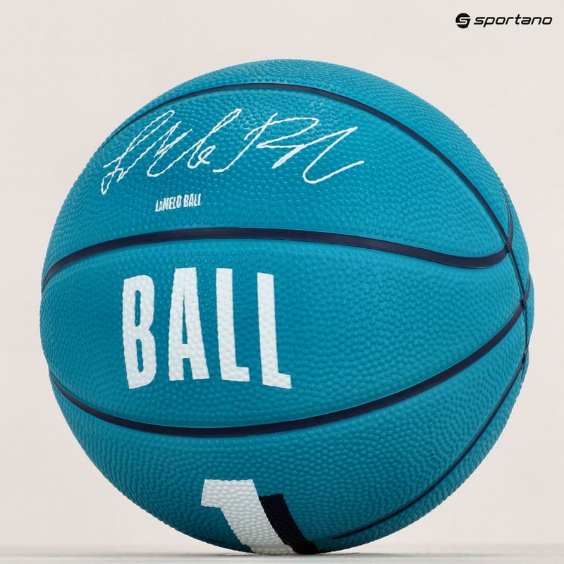 Pallacanestro da bambino Wilson NBA Player Icon Mini Lamelo blu misura 3 8