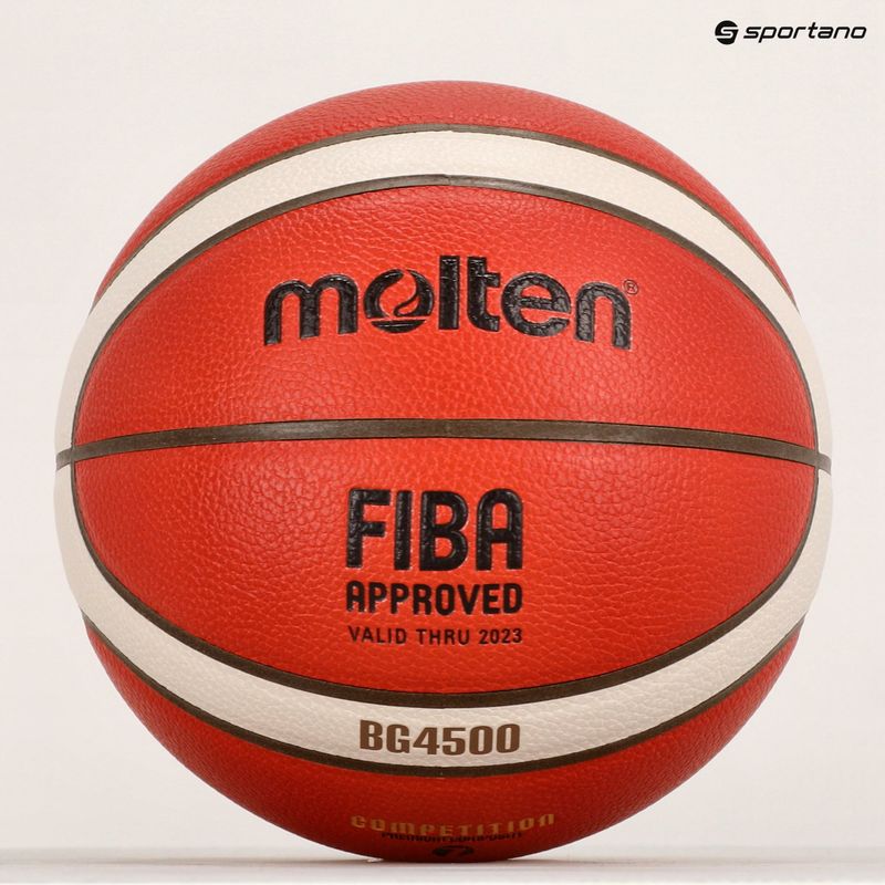 Pallacanestro Molten B7G4500-PL FIBA arancione taglia 7 7