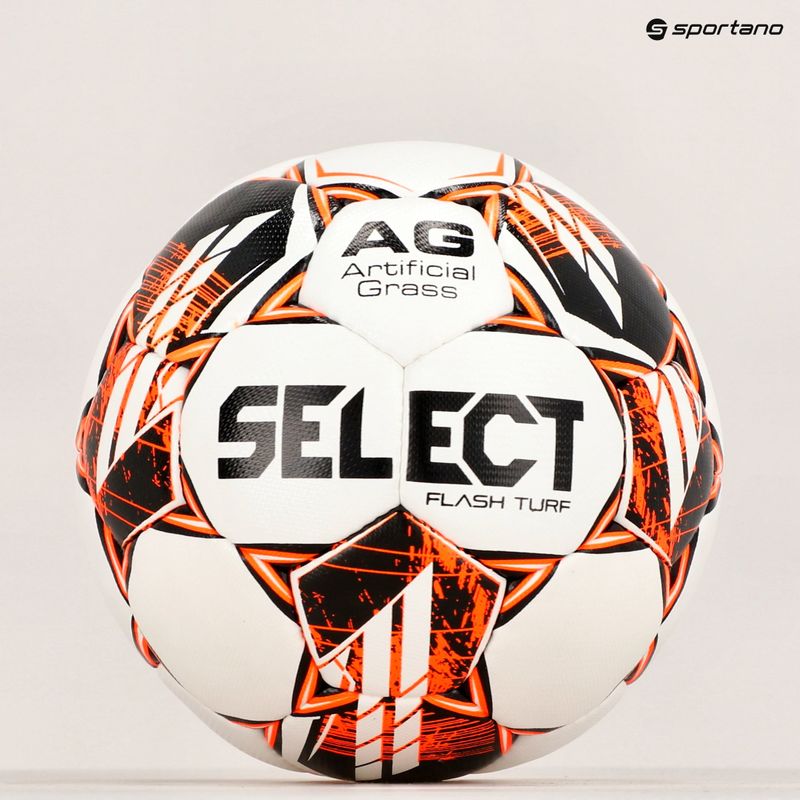 SELECT Flash Turf calcio v23 bianco / arancio 110047 dimensioni 4 5