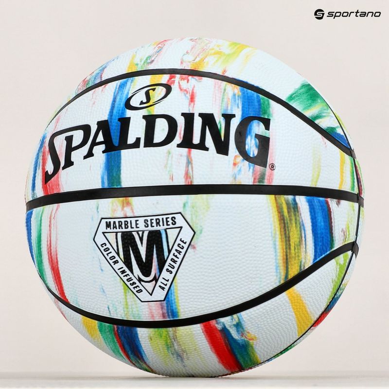 Spalding Marble basket bianco/rosso/blu misura 7 4