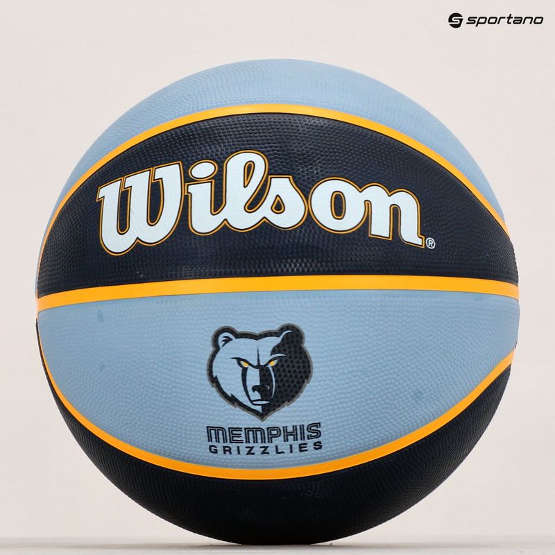 Wilson NBA Team Tribute Memphis Grizzlies basket blu misura 7 6