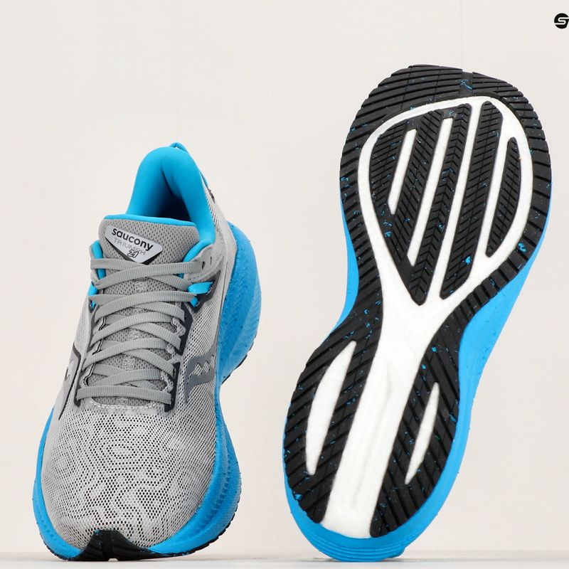 Scarpe da corsa da uomo Saucony Triumph 21 echo silver 12
