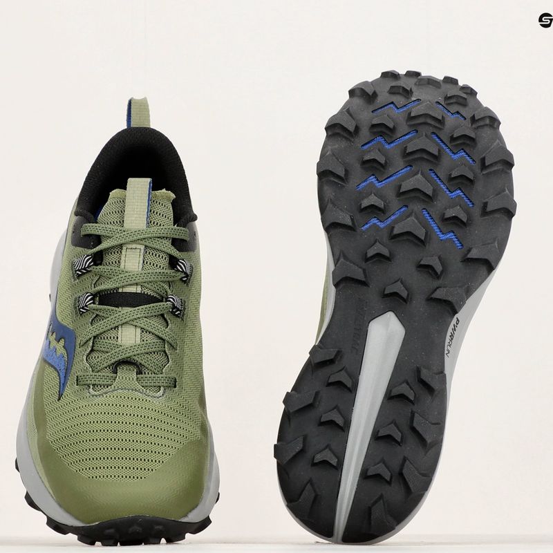 Scarpe da corsa da uomo Saucony Peregrine 13 glade/blk 18