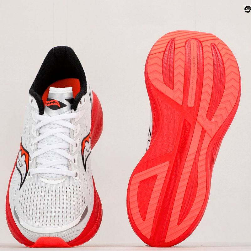 Scarpe da corsa da uomo Saucony Endorphin Speed 3 bianco/blu/vizi 12