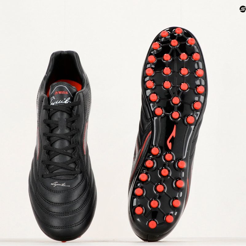 Scarpe da calcio Joma Aguila AG uomo nero/rosso 14