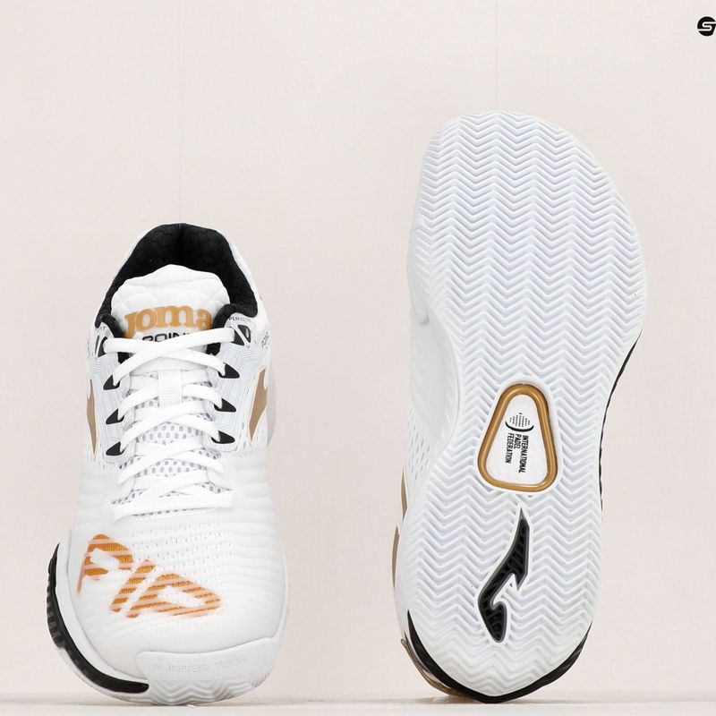 Scarpe da tennis da donna Joma Point P bianco/oro 18