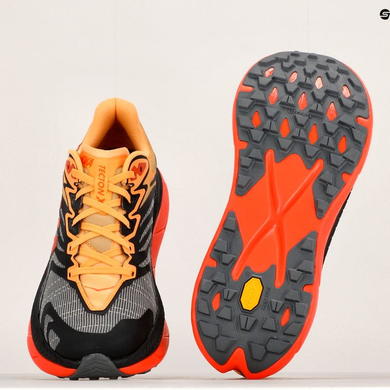 Scarpe da corsa da uomo HOKA Tecton X 2 nero/fiamma 20