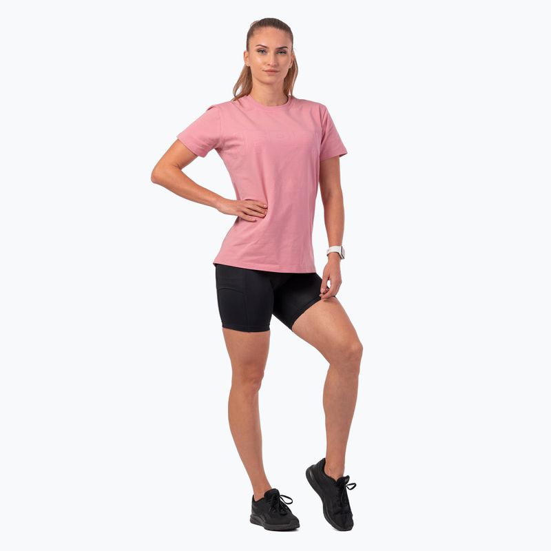 Maglietta da allenamento donna NEBBIA Invisible Logo old rose 3