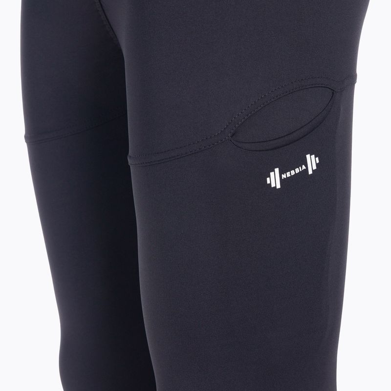 Leggings da allenamento donna NEBBIA Active a vita alta Smart Pocket nero 3