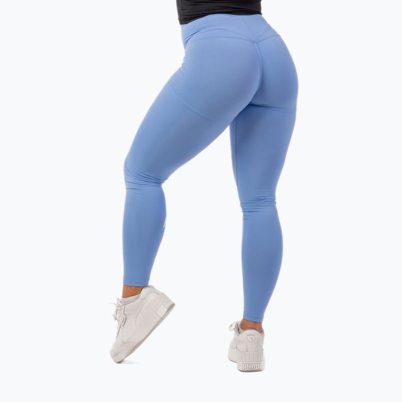 Leggings da allenamento da donna NEBBIA Active a vita alta Smart Pocket azzurro 6