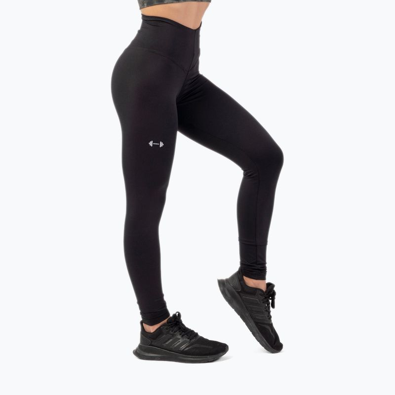 Leggings da allenamento da donna NEBBIA Classic Performance a vita alta nero