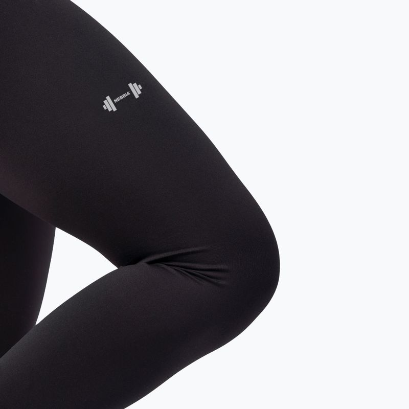 Leggings da allenamento da donna NEBBIA Classic Performance a vita alta nero 3