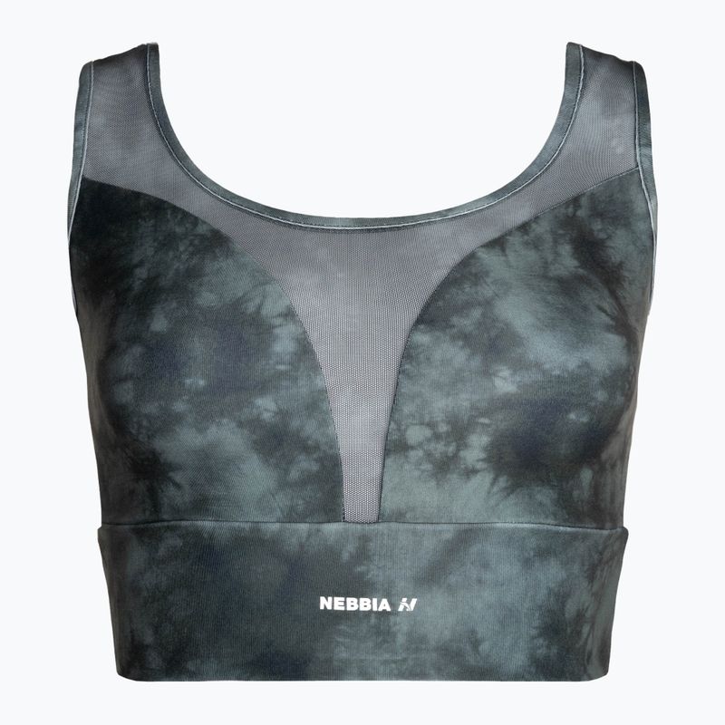 NEBBIA Reggiseno sportivo a rete "Breathe" verde mimetico per il fitness 4