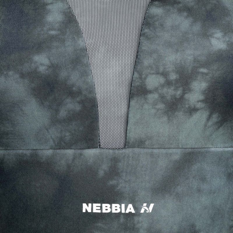 NEBBIA Reggiseno sportivo a rete "Breathe" verde mimetico per il fitness 6